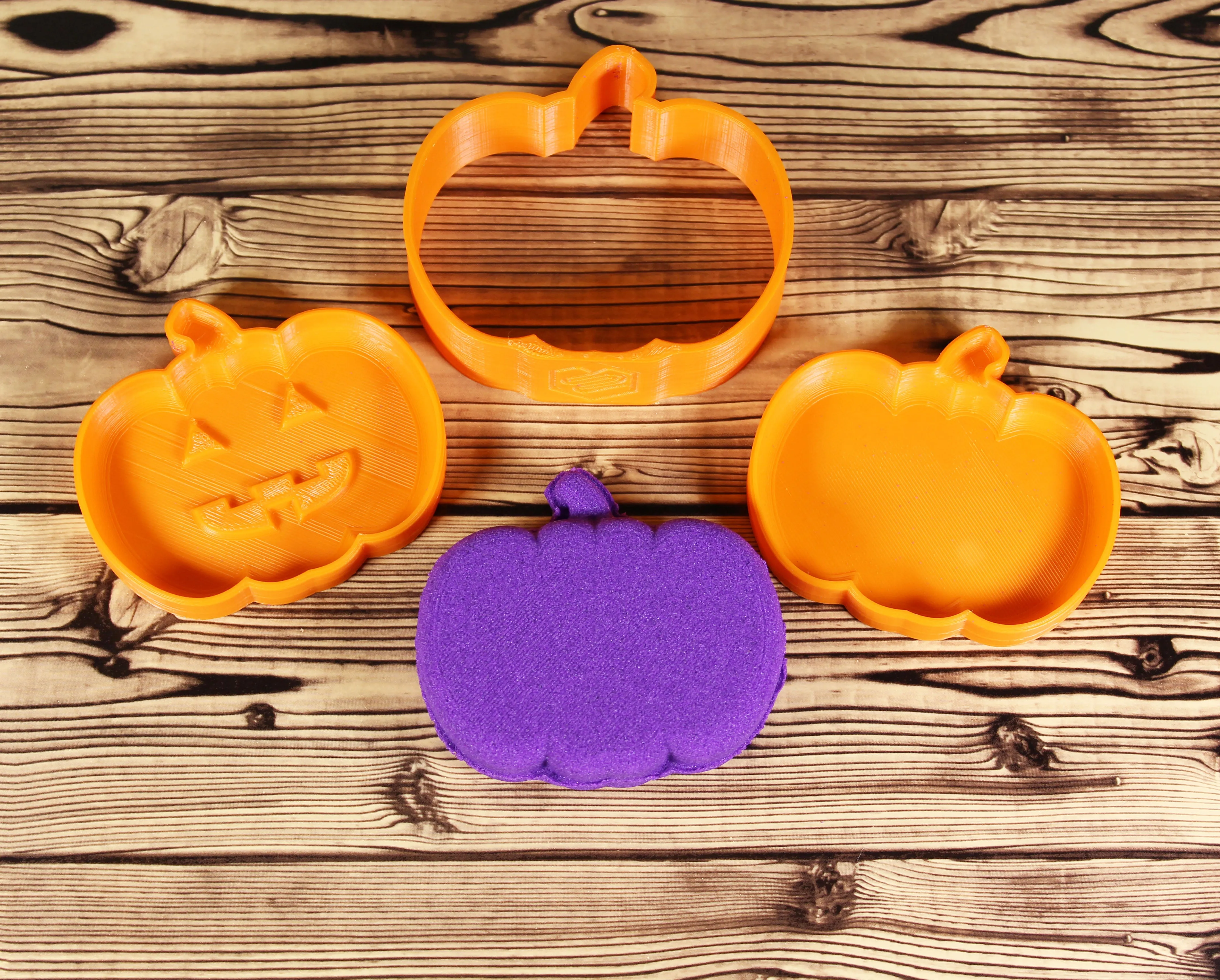 Pumpkin Bath Bomb Mold Press