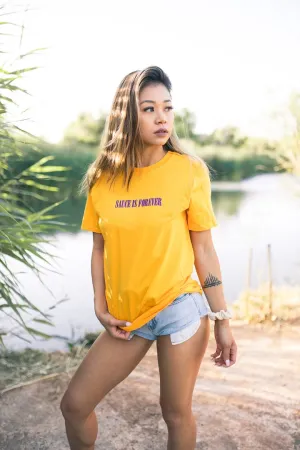 Purple Glitter Sauce Is Forever (S) | Gold Tee