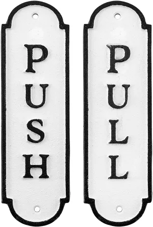 Push Pull Door Signs (Case of 24 Sets)