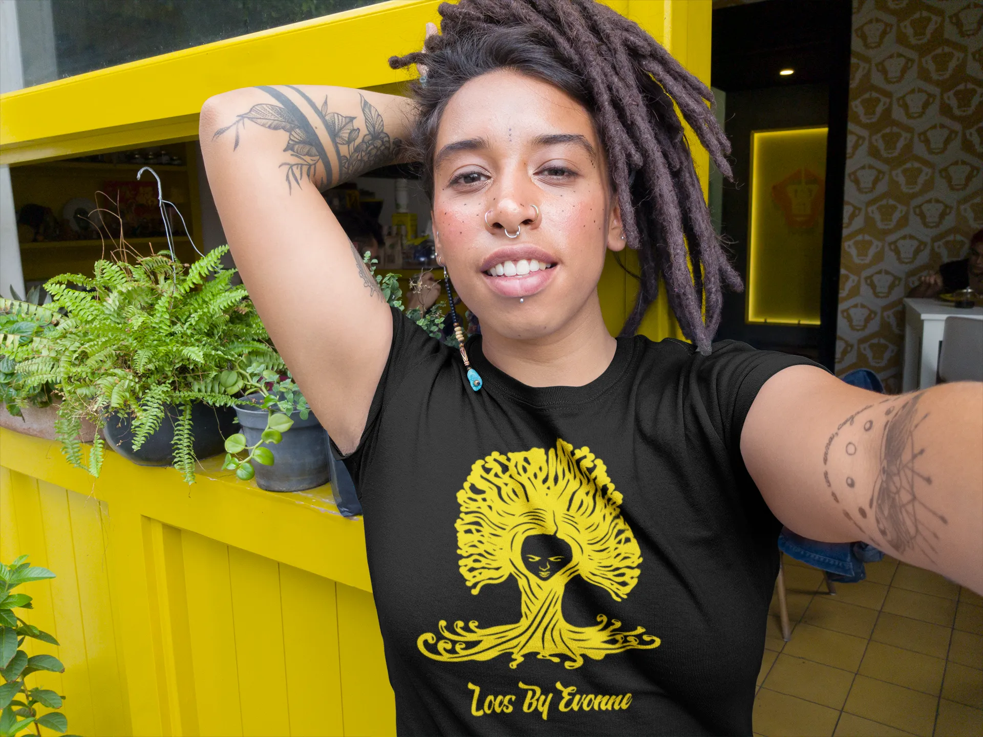 "Locs By Evonne" - T-Shirt