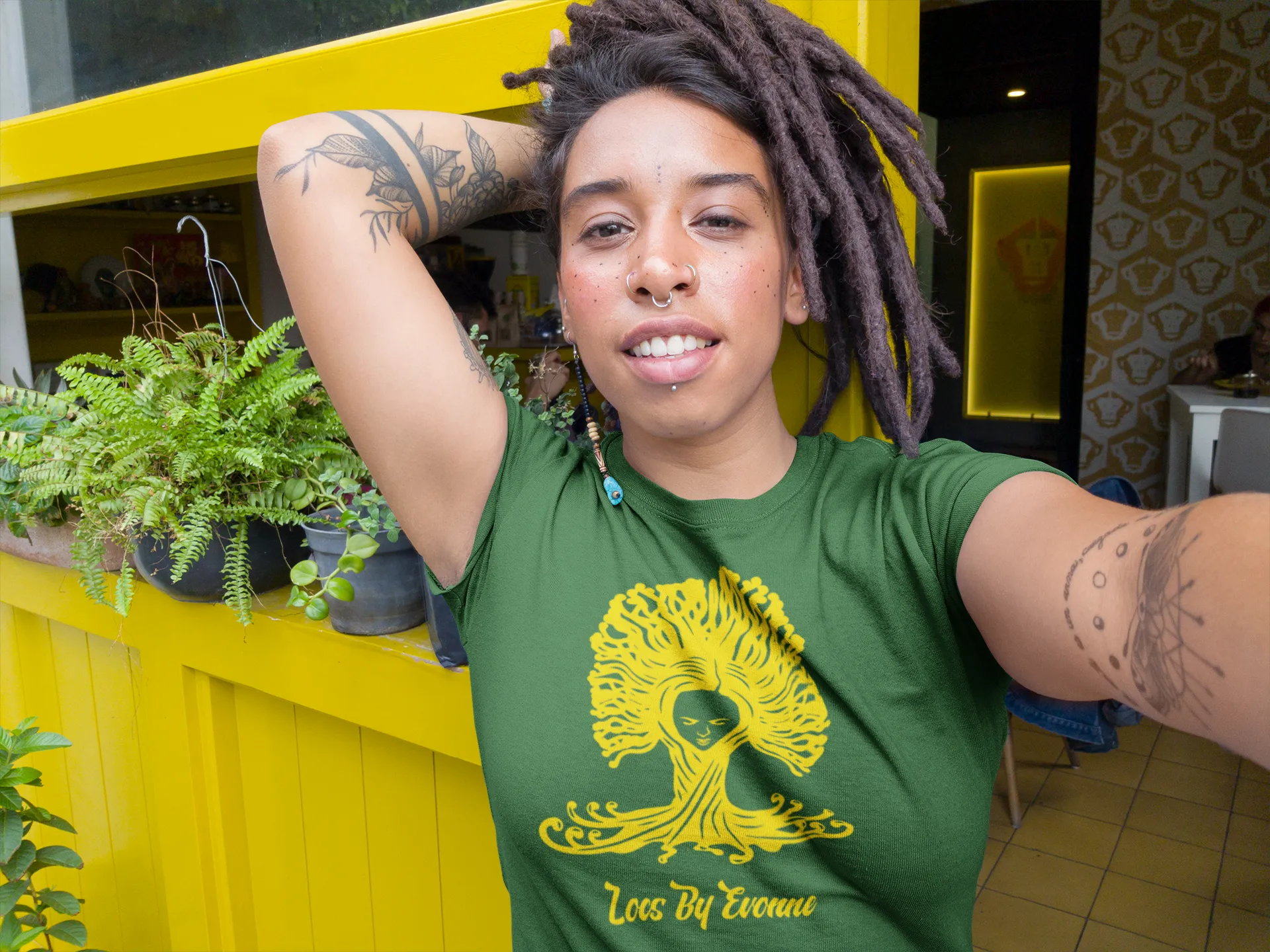 "Locs By Evonne" - T-Shirt