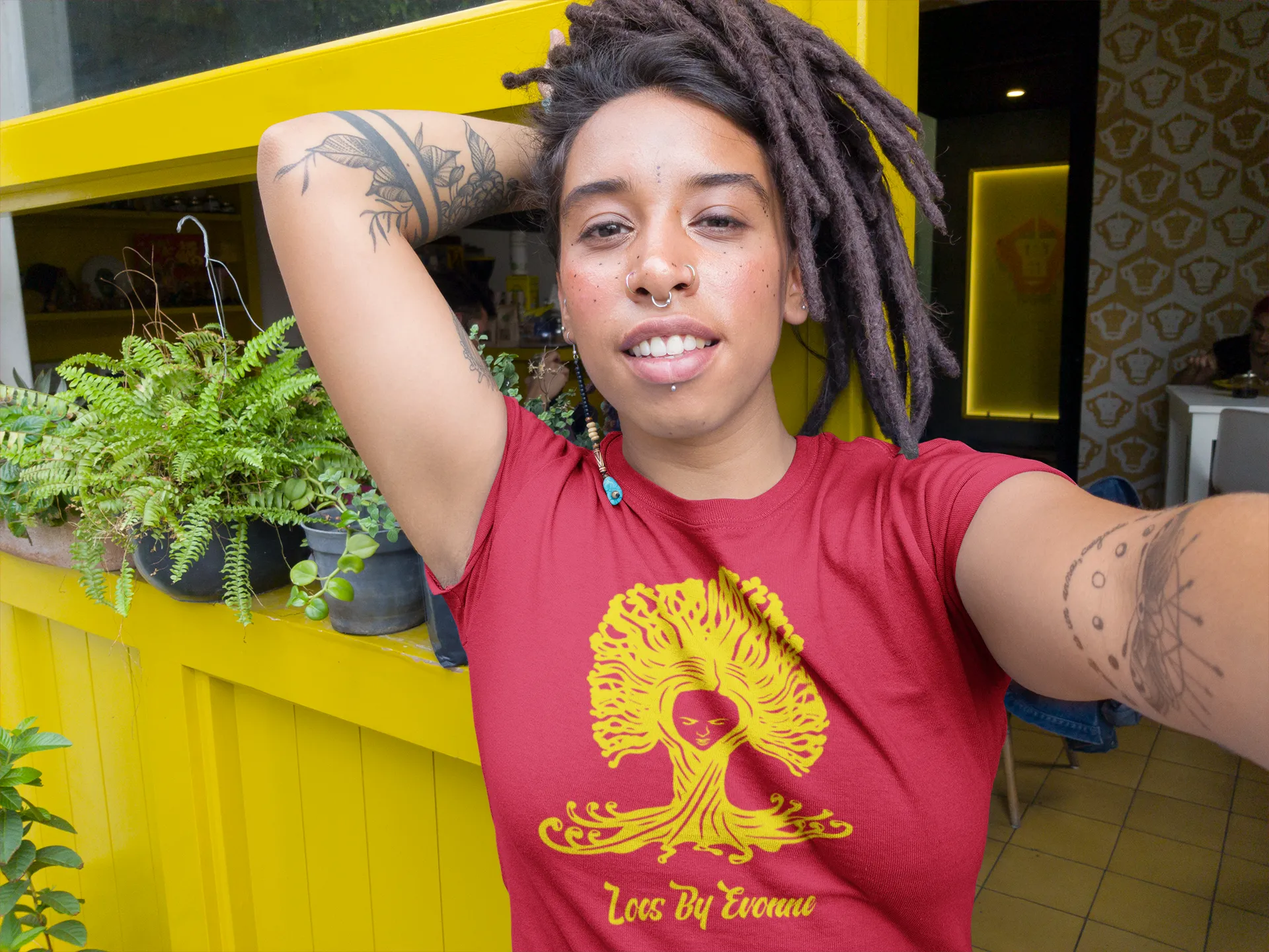 "Locs By Evonne" - T-Shirt