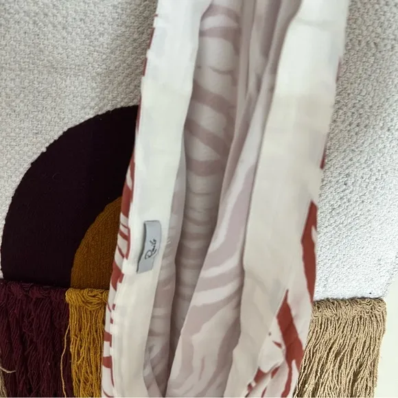 Rails Anya Zebra Print Midi Skirt - Rust zebra Orange-Brown - Size XLARGE