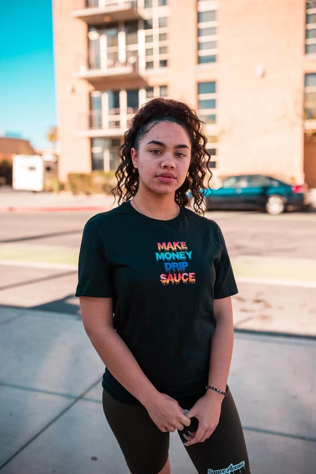 Rainbow Sparkle MMDS | Black Tee