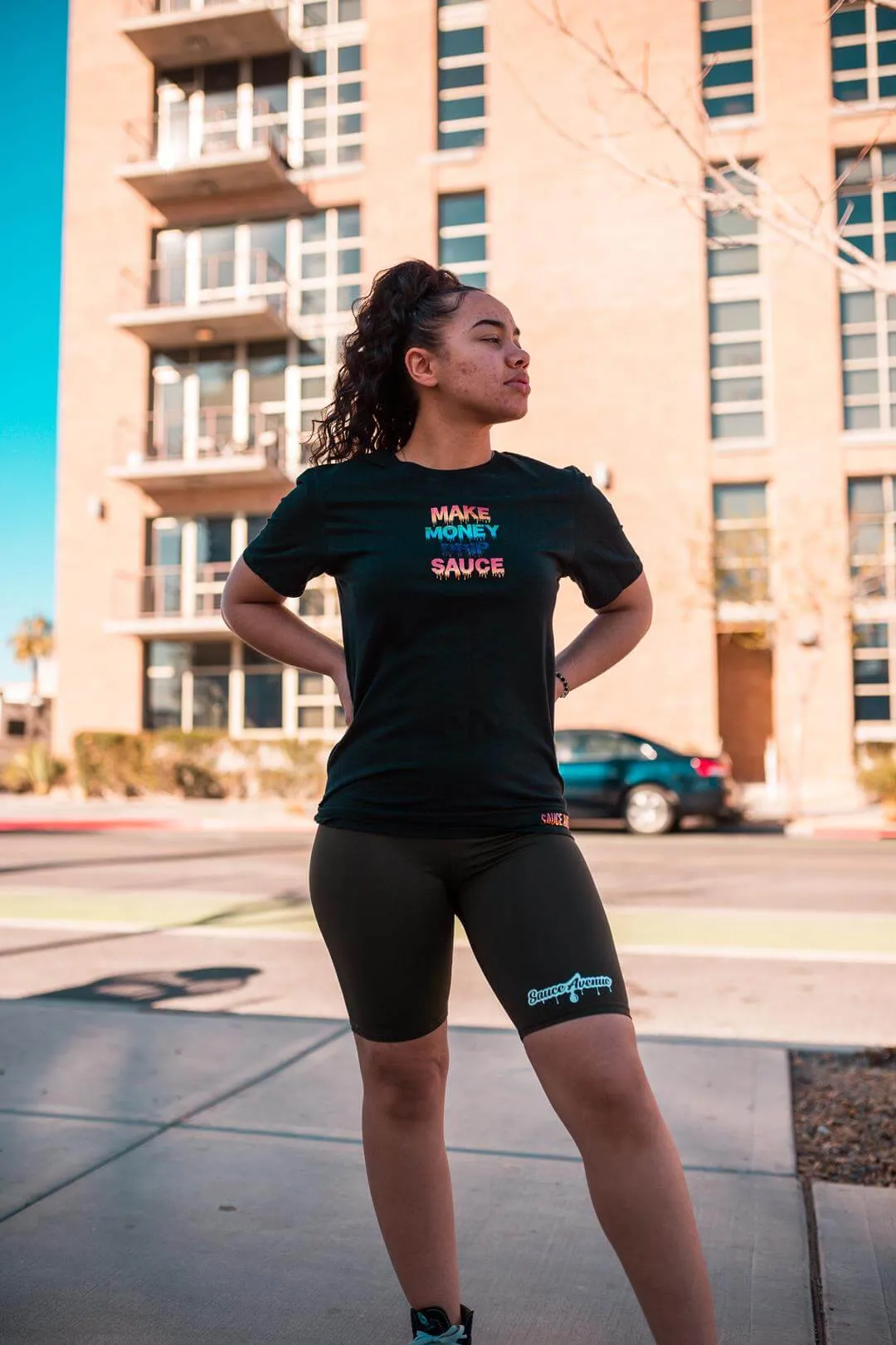 Rainbow Sparkle MMDS | Black Tee