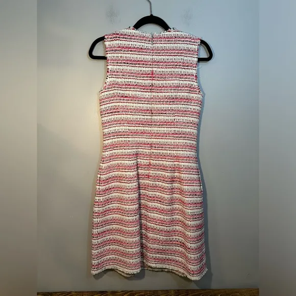 Rebecca Taylor Pink Tweed A Line Dress Size 4