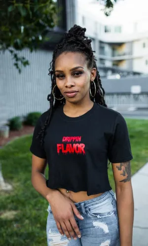 Red Drippin Flavor | Black Tee