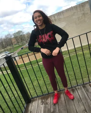 Red Rose Sauce | Black Long Sleeve Tee