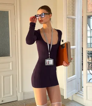 Reversible Office Knit Dress