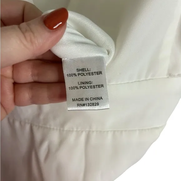 Revolve Superdown White Plunge Neckline Harlow Mini Dress Bodycon Women’s Sz XS