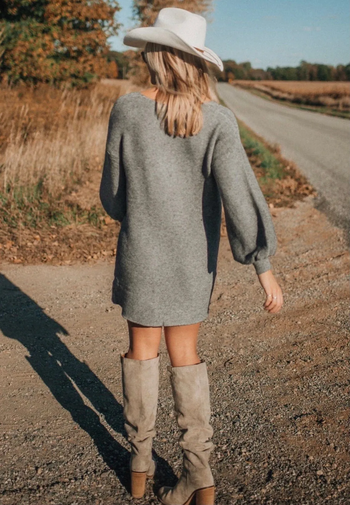 Ribbed Sweater Dress