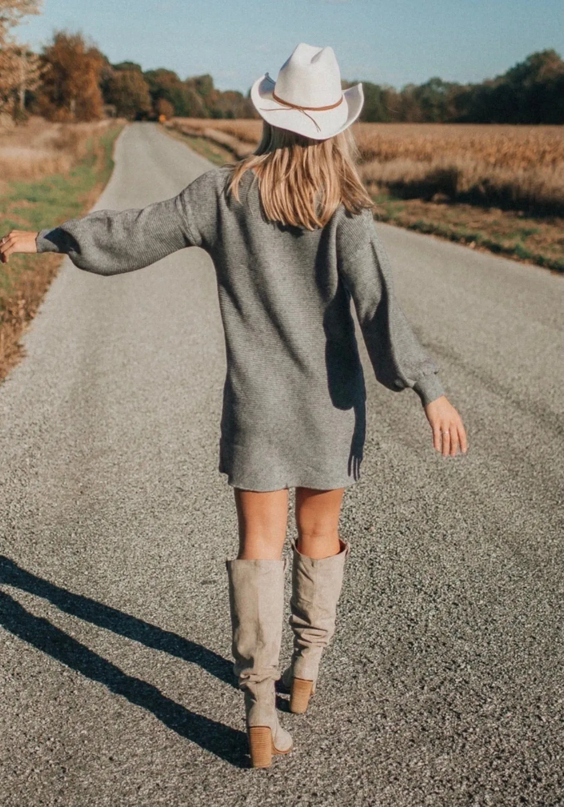 Ribbed Sweater Dress
