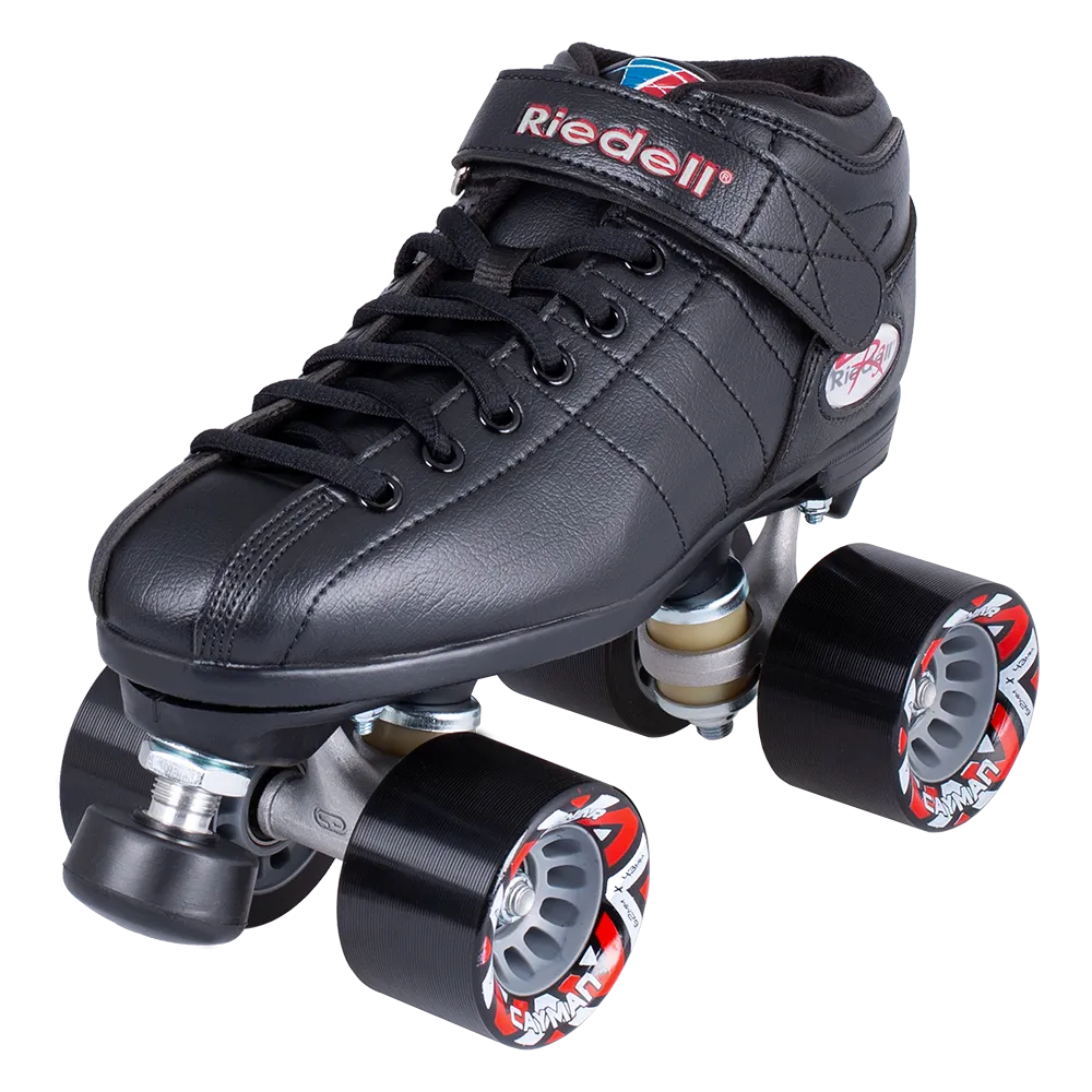 Riedell R3 Skate Black - Cayman Wheels
