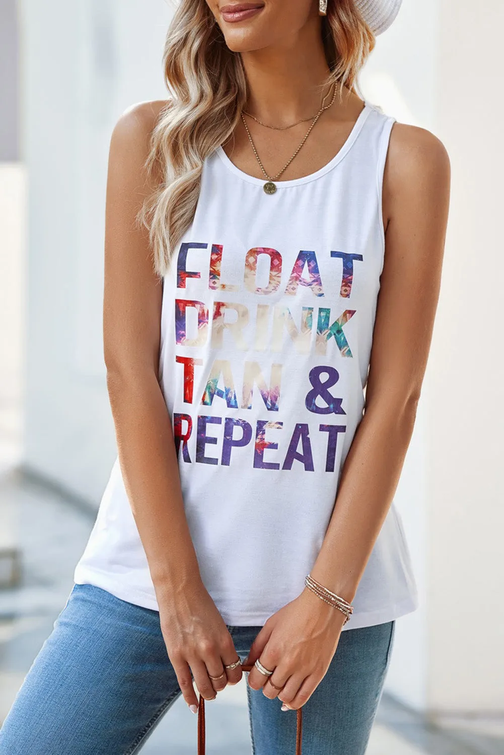 RIVER LIFE Print Tank Top