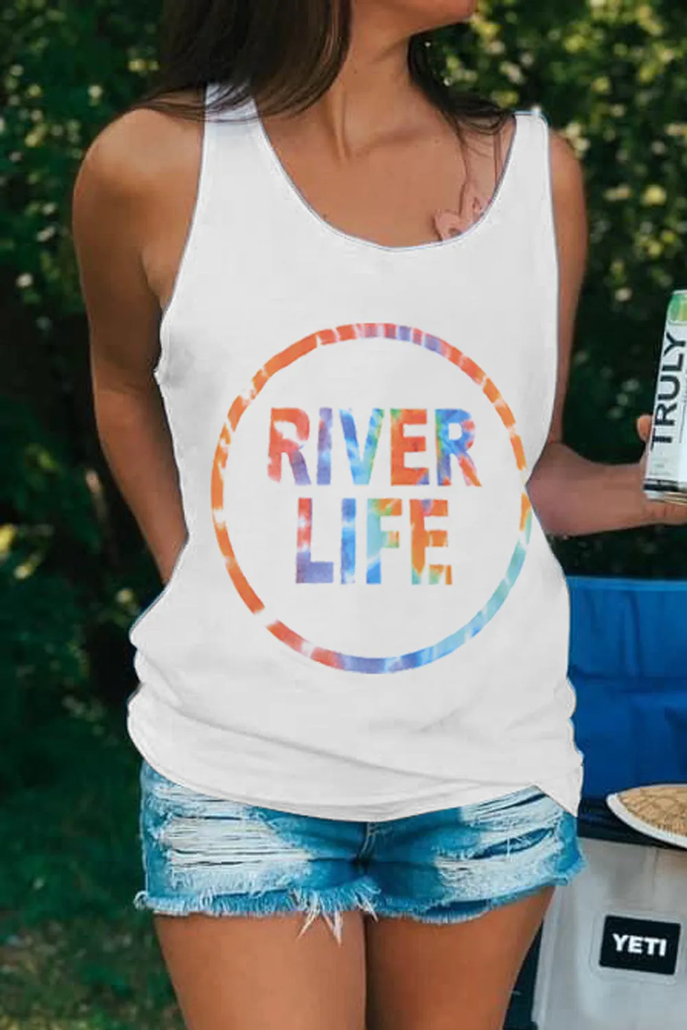 RIVER LIFE Print Tank Top