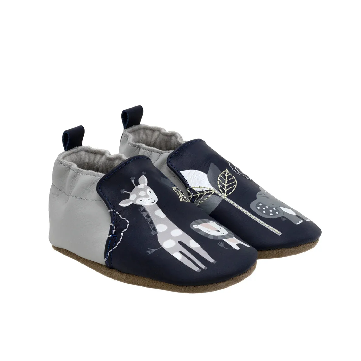 Robeez Soft Soled Slippers - Hello World