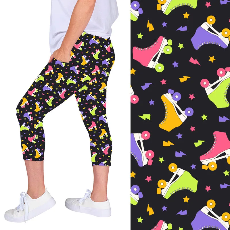 Roller Rink Deluxe Pocket Capri