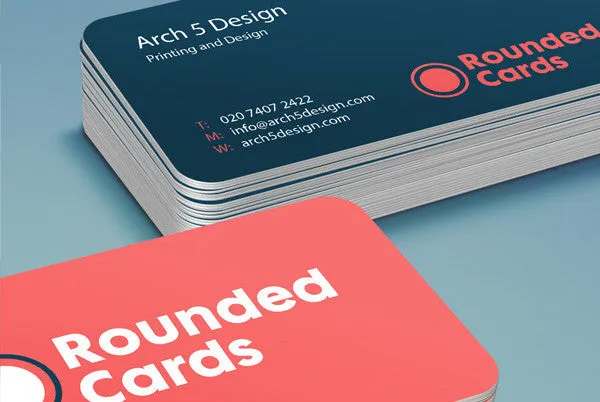 Rounded Business Cards