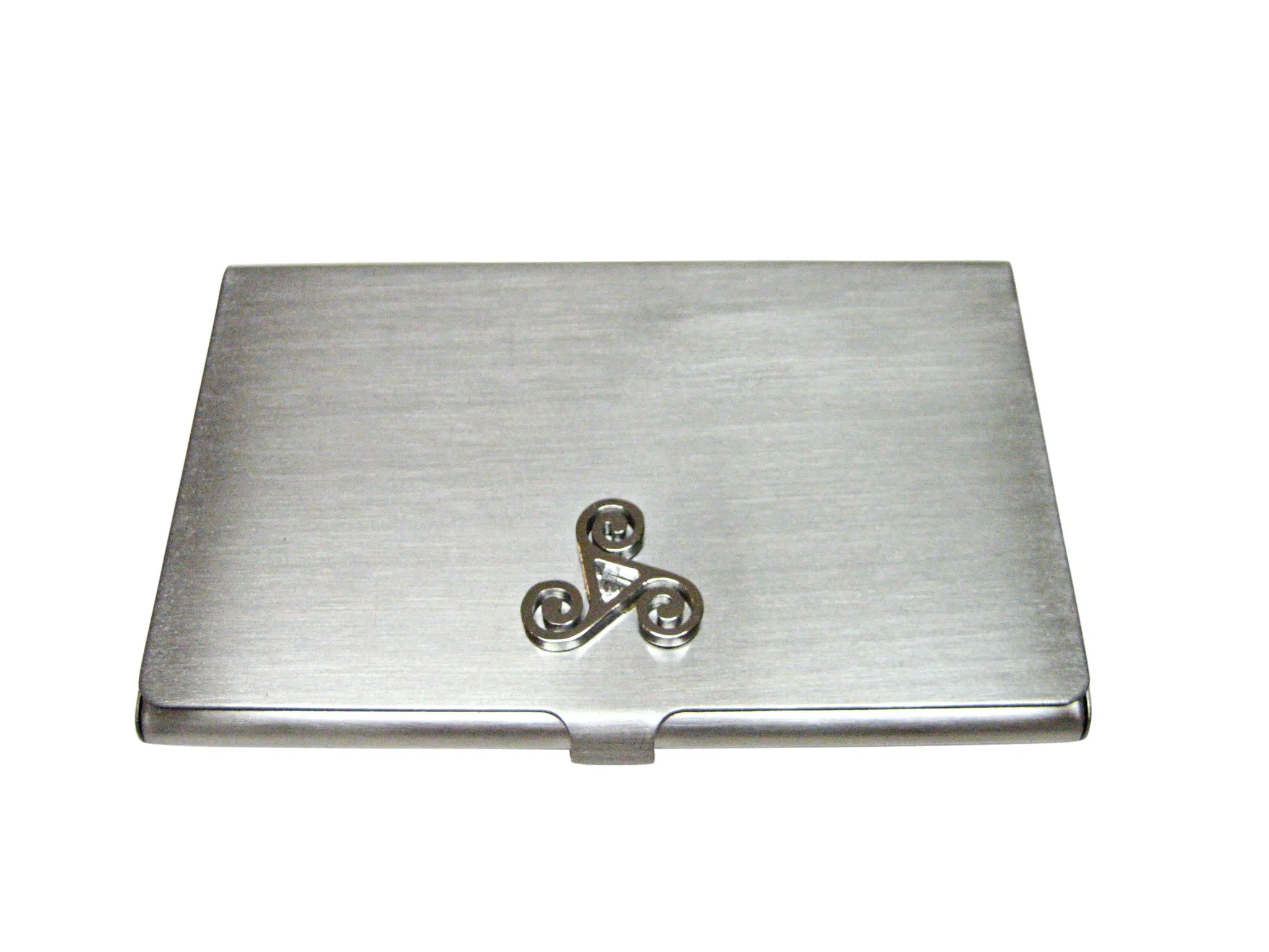 Rounded Celtic Design Business Card Holder