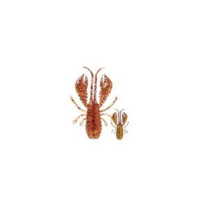 RUDIE'S Aji Shrimp Soft Plastics 1.6" - Red Gold