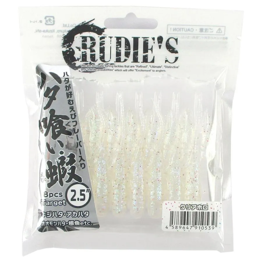 RUDIE'S Eating Shrimp Soft Plastics 2.5"