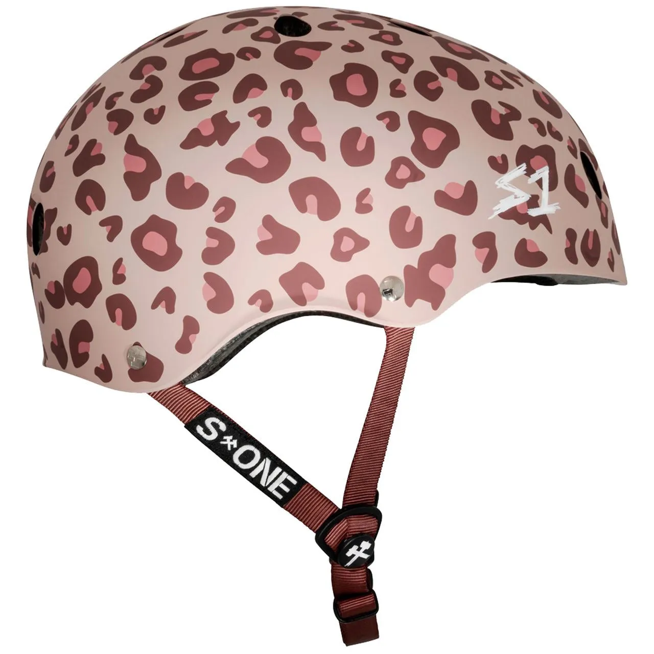 S1 Lifer Helmet - Light Pink Cheetah