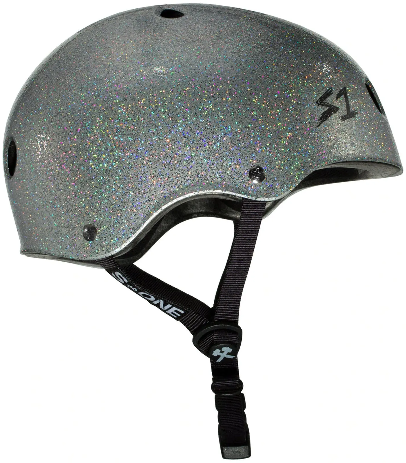 S1 Lifer Helmet - Silver Glitter