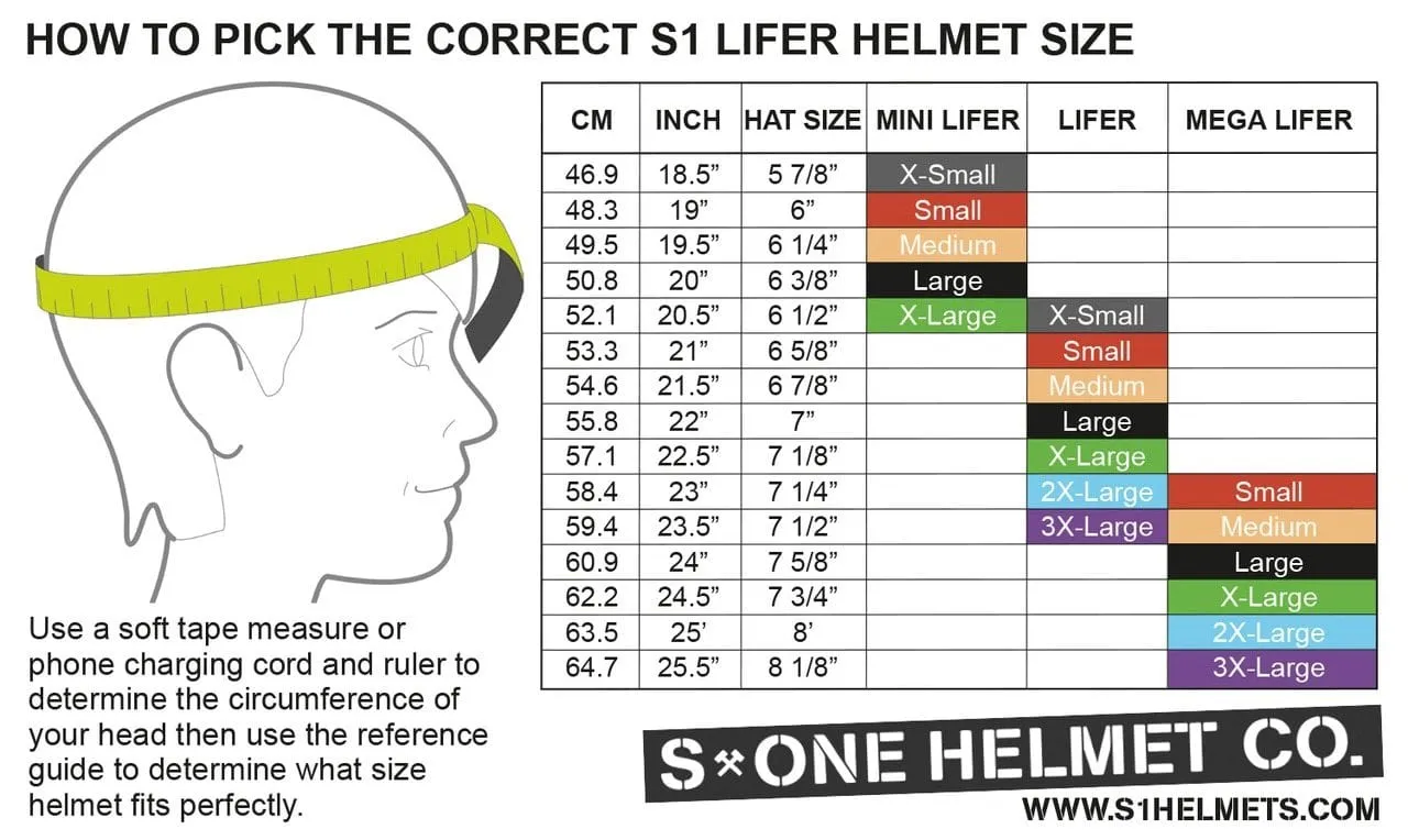 S1 Mini Lifer Helmet - Glitter
