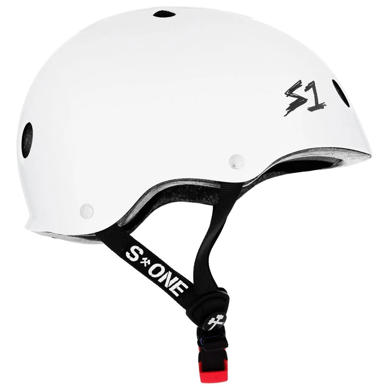 S1 Mini Lifer Helmet - White Gloss