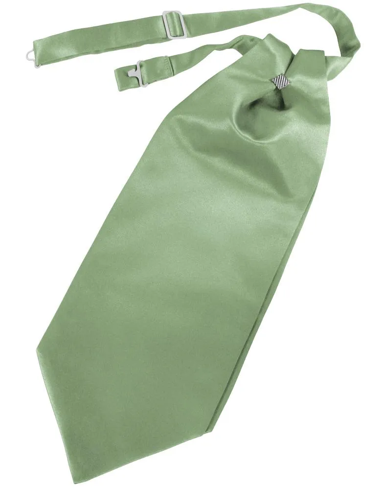 Sage Luxury Satin Cravat