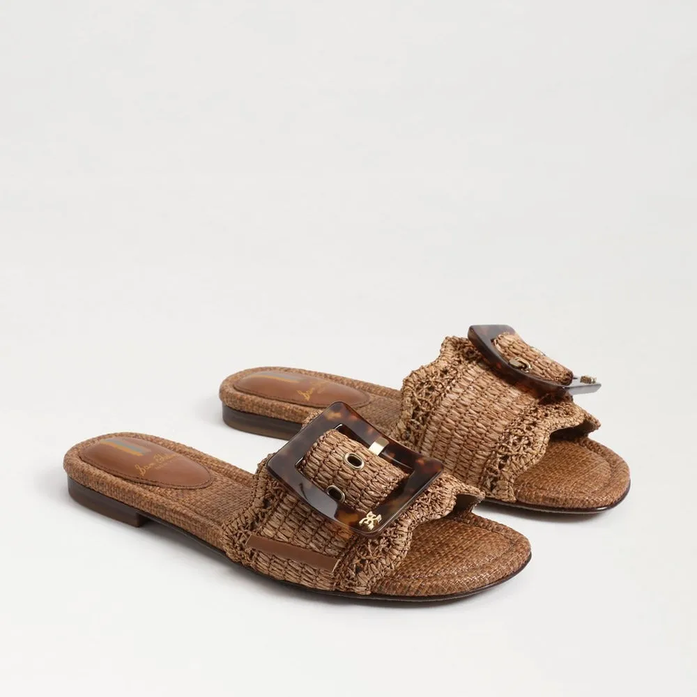 Sam Edelman Bambi Flat Sandal in Cuoio