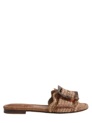 Sam Edelman Bambi Flat Sandal in Cuoio