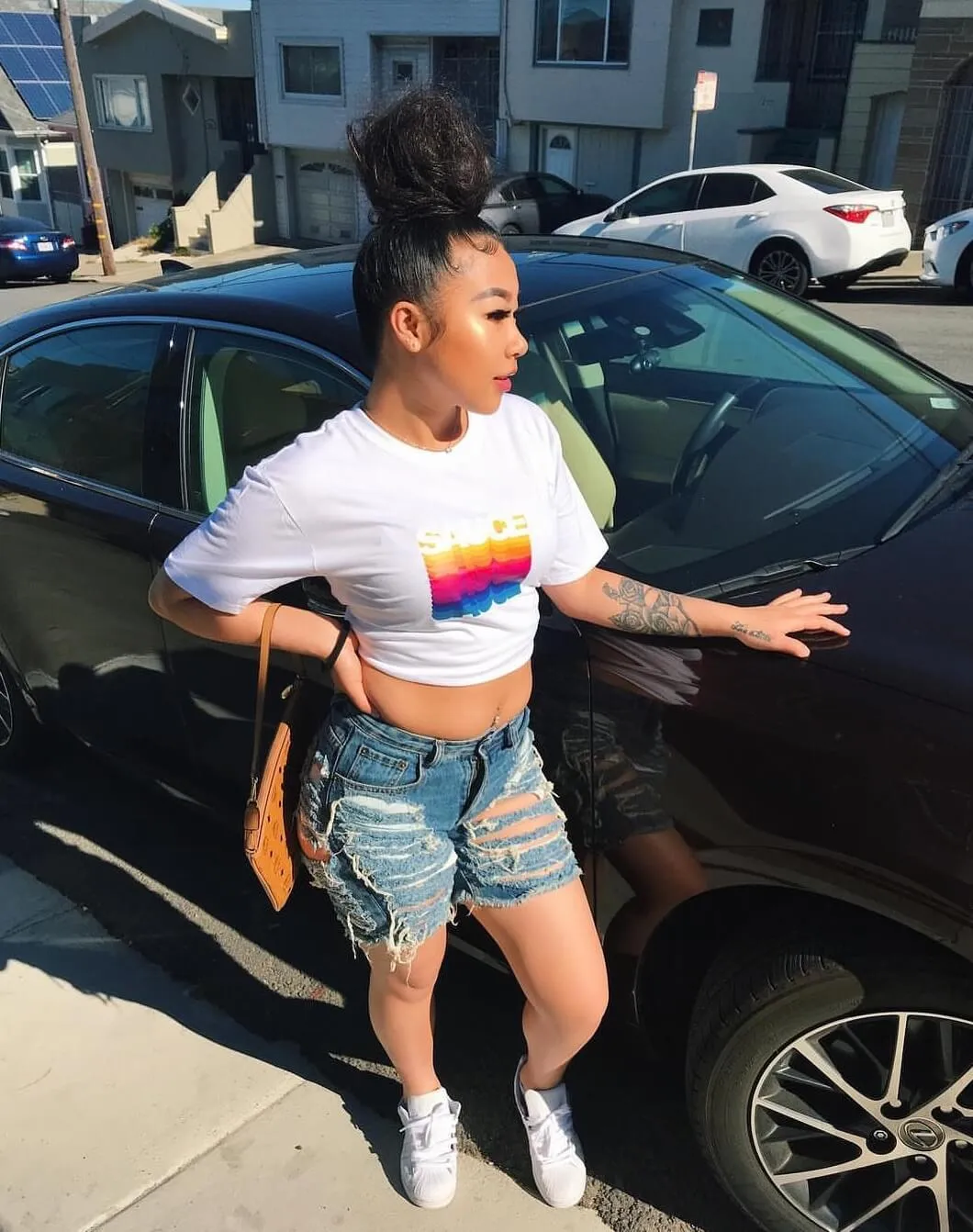 Sauce Color Stack | White Tee