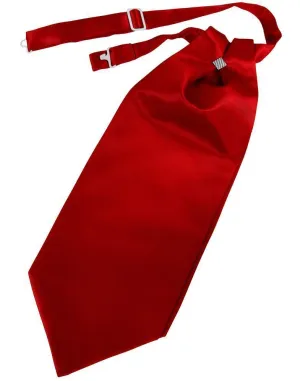 Scarlet Luxury Satin Cravat
