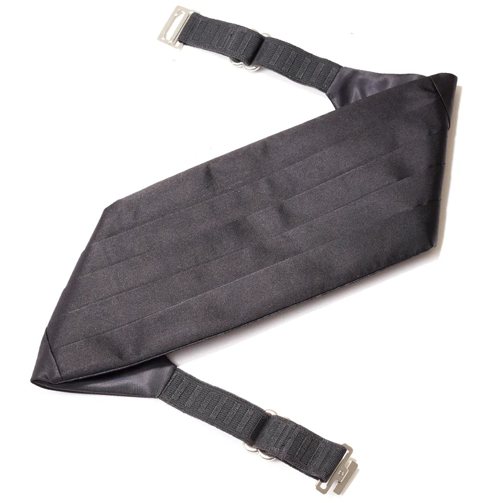 Scholastic Black/Silver - Cummerbunds