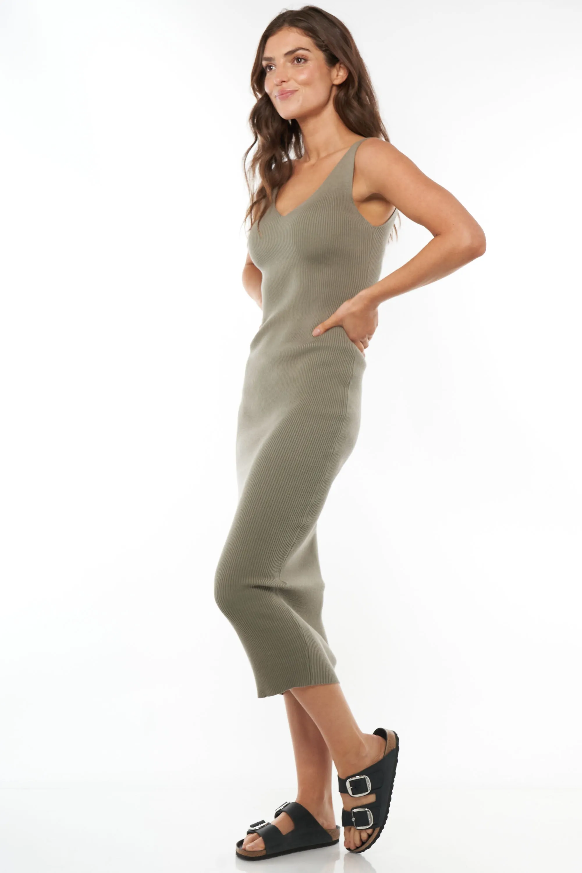 Serenity Sleeveless Knit Dress*