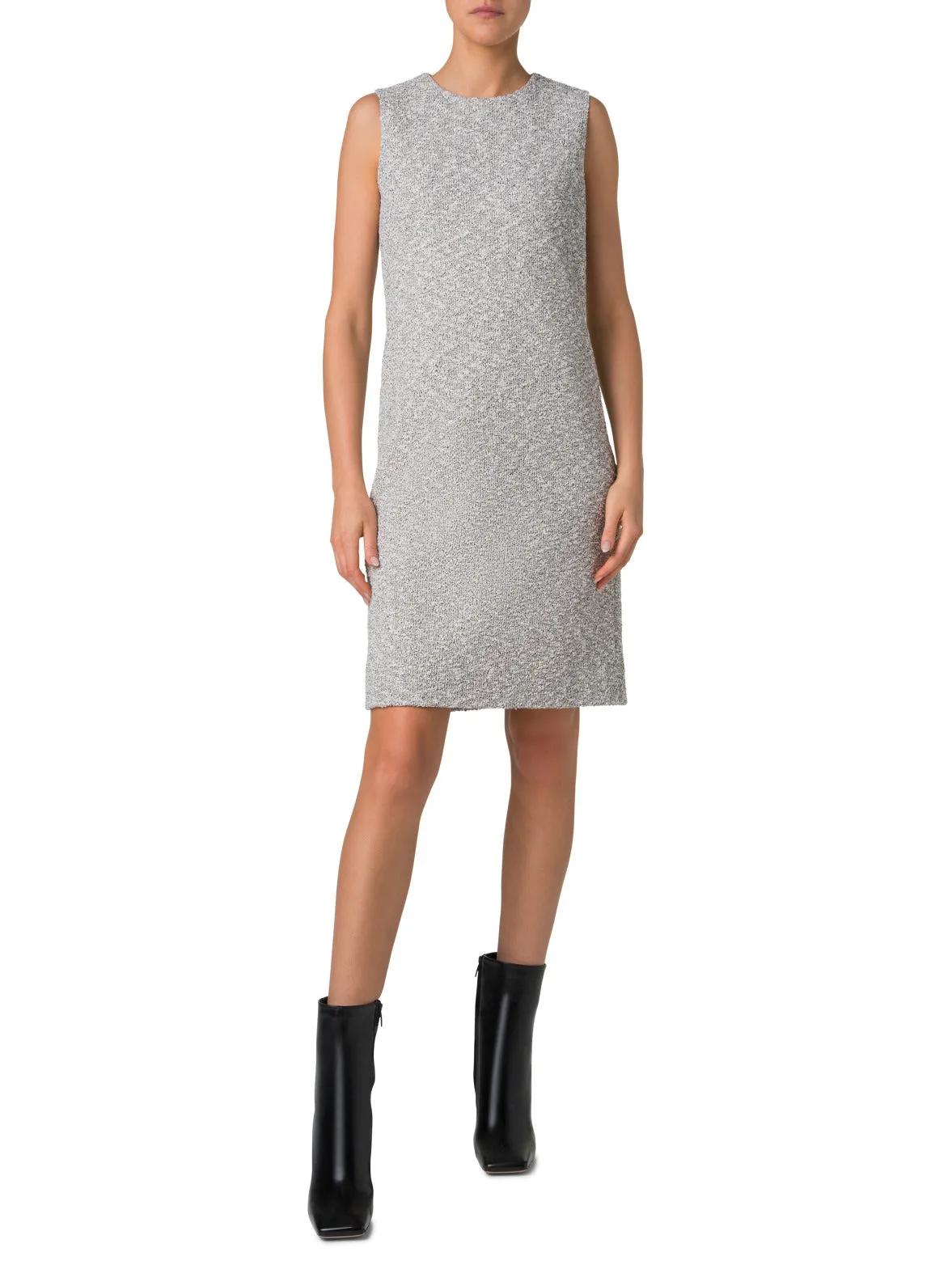Sheath Dress in Cotton Tweed