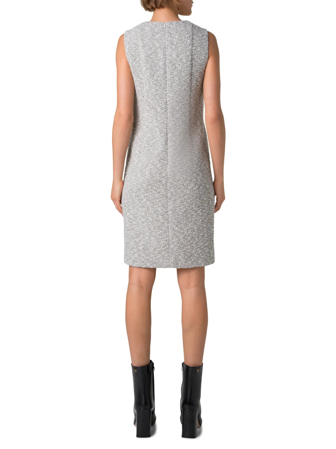 Sheath Dress in Cotton Tweed