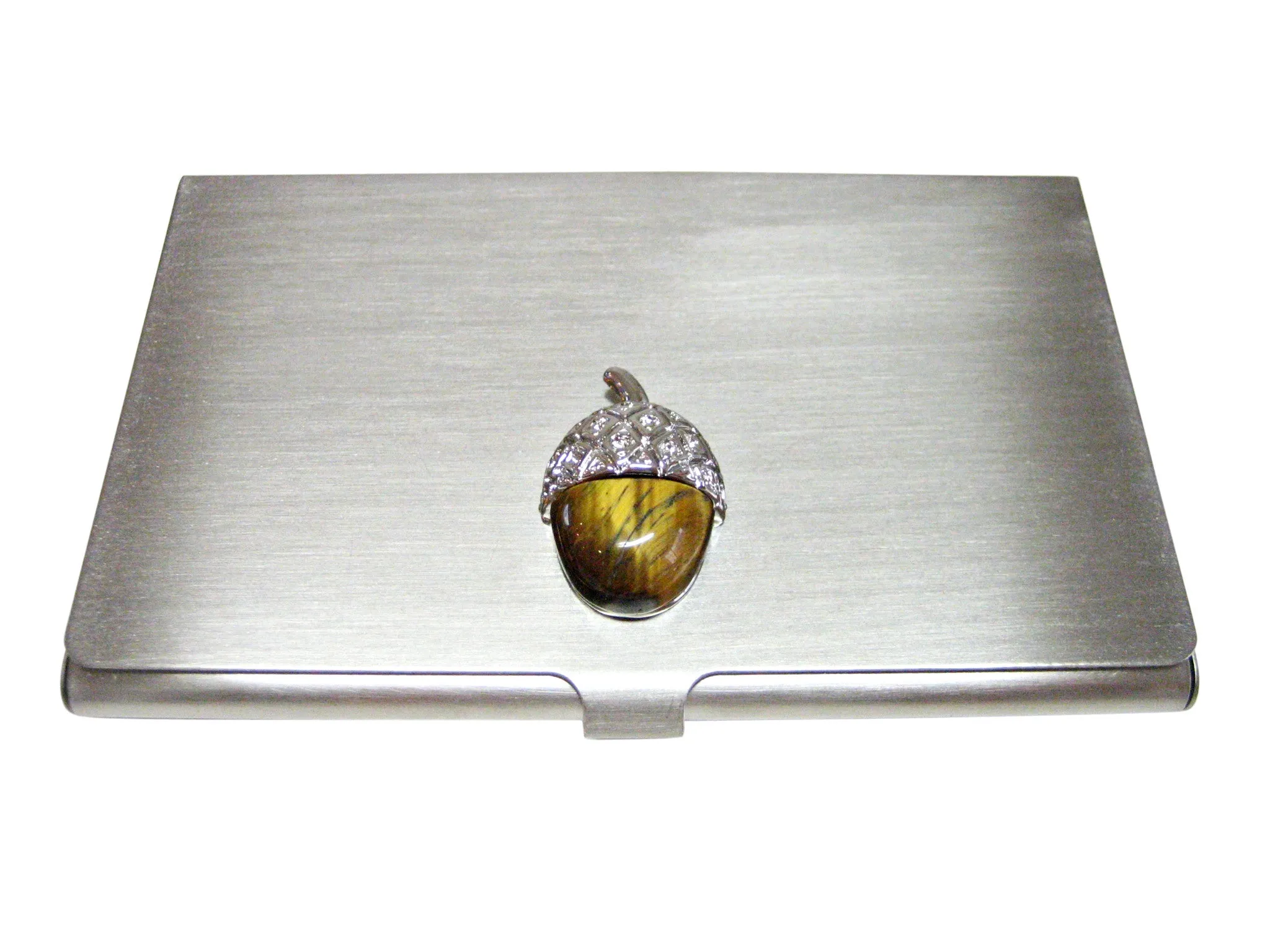 Shiny Acorn Business Card Holder