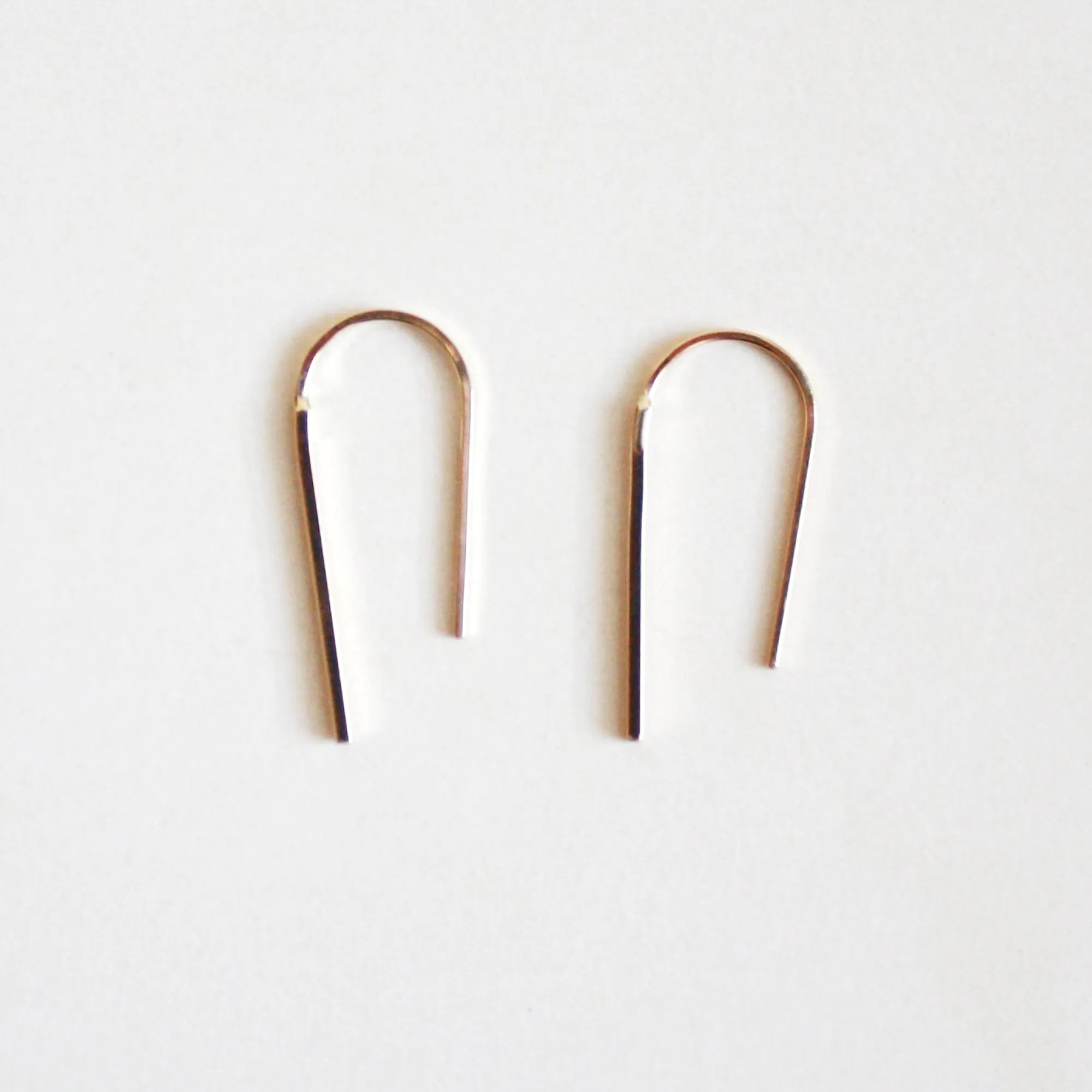 Short Arc Threader Earrings