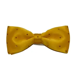 Silk Bow Tie with Swarovski Crystals