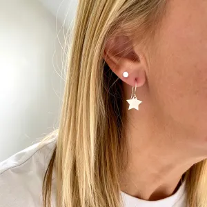Silver Star Earrings