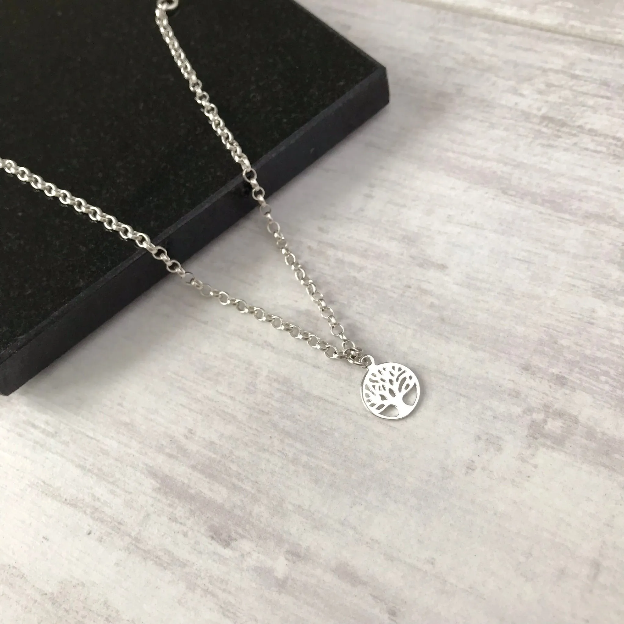 Silver Tree of Life Anklet
