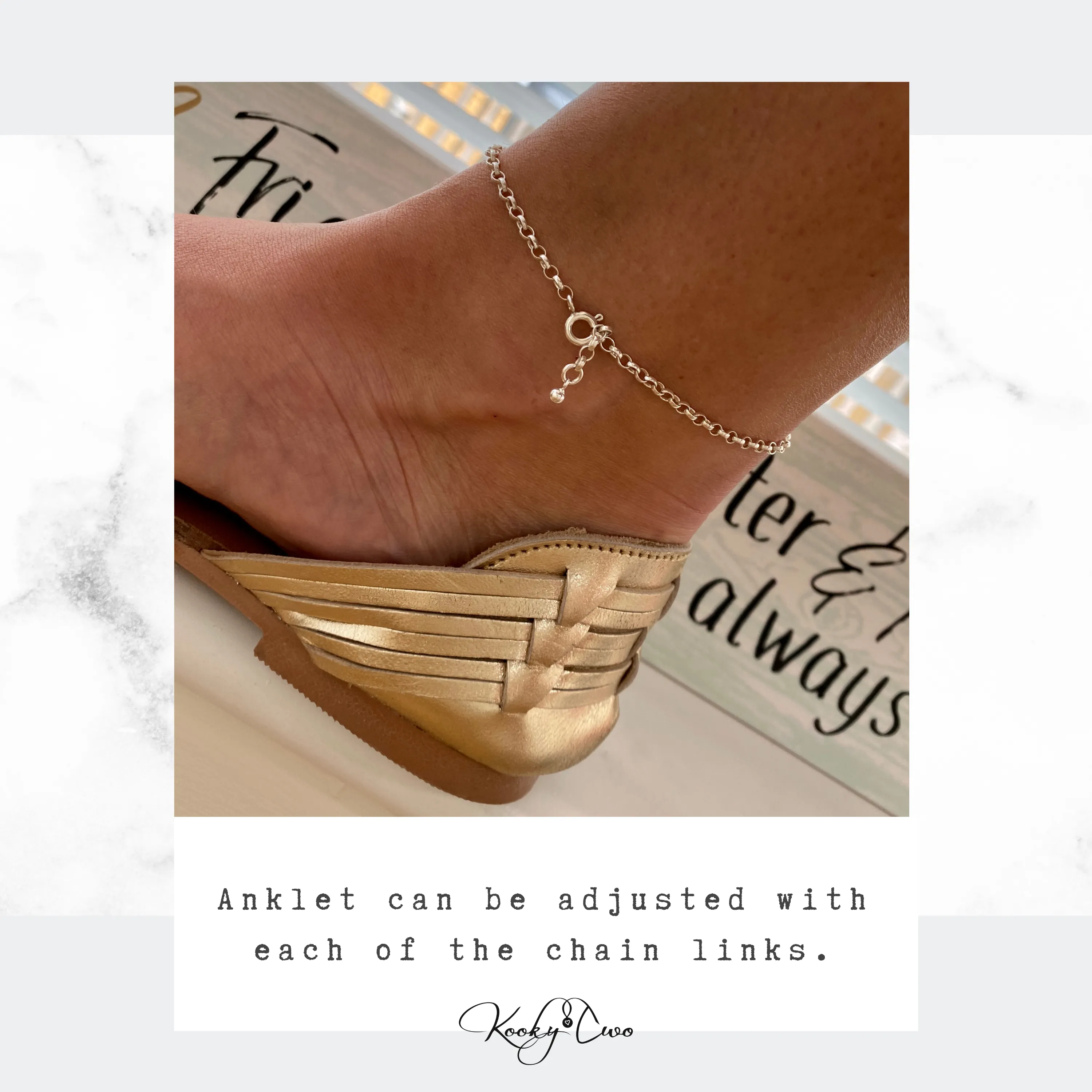 Silver Tree of Life Anklet