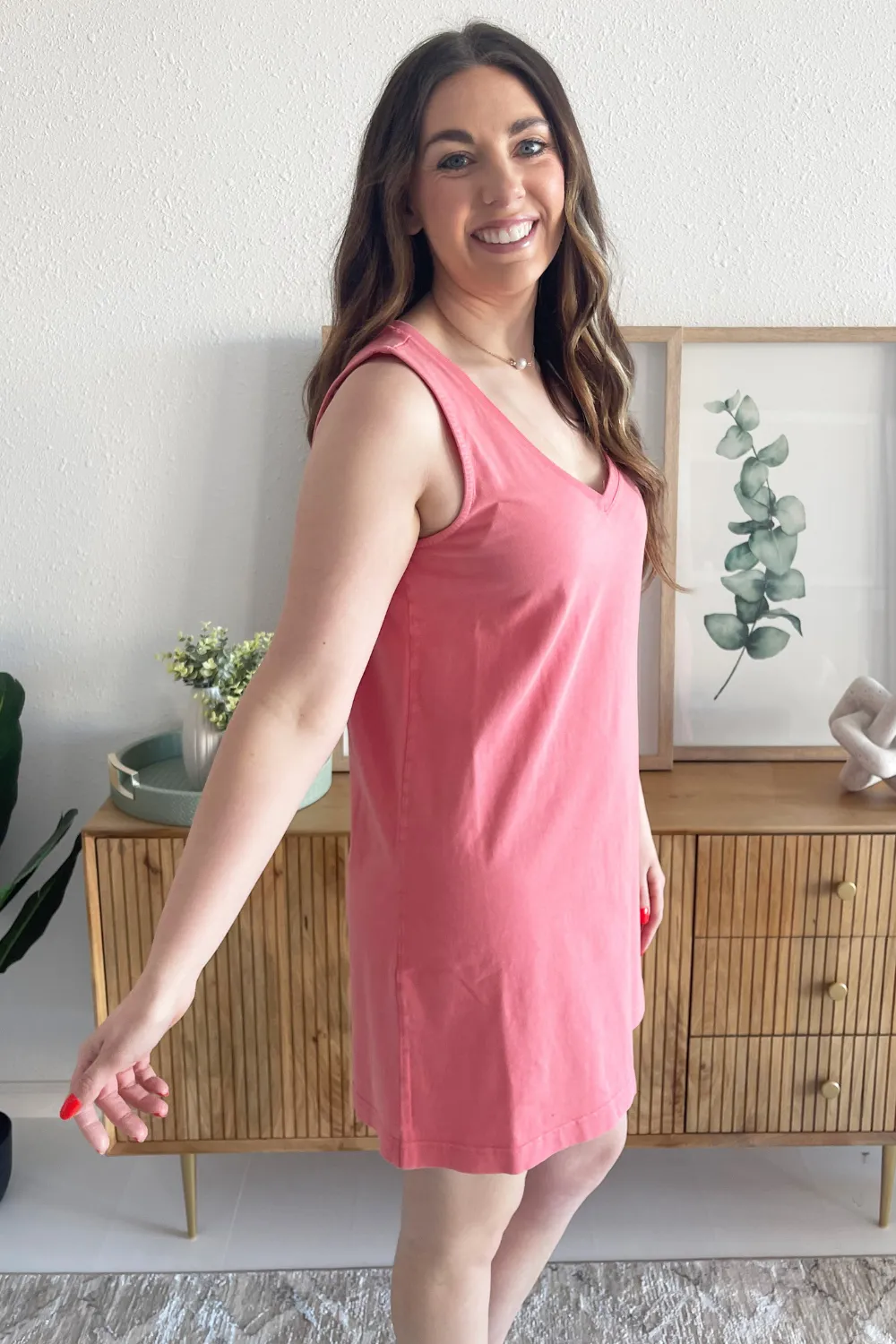 Sloane V-Neck Mini Dress