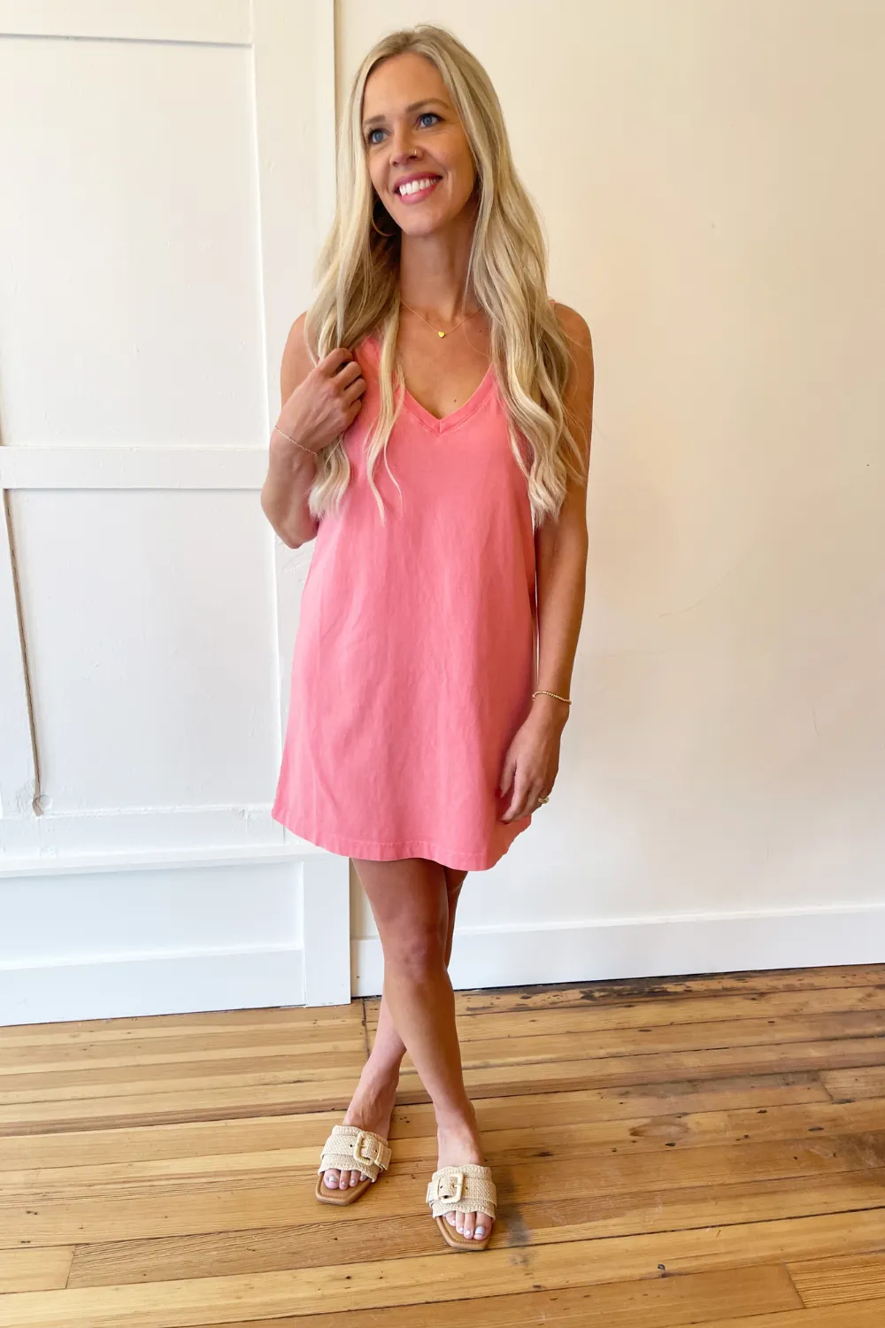 Sloane V-Neck Mini Dress