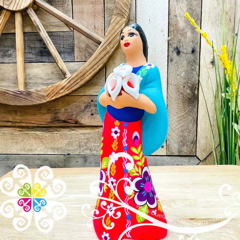 Small Juanita Michoacana Doll - Ceramic Statue
