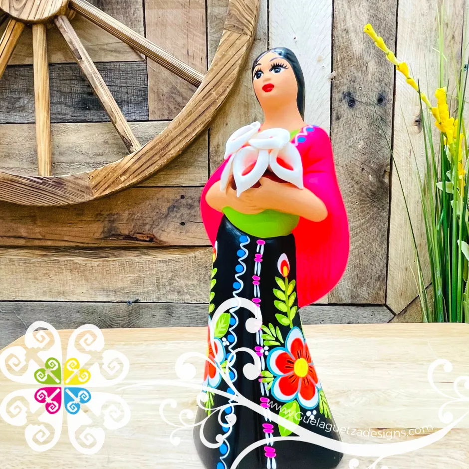 Small Juanita Michoacana Doll - Ceramic Statue
