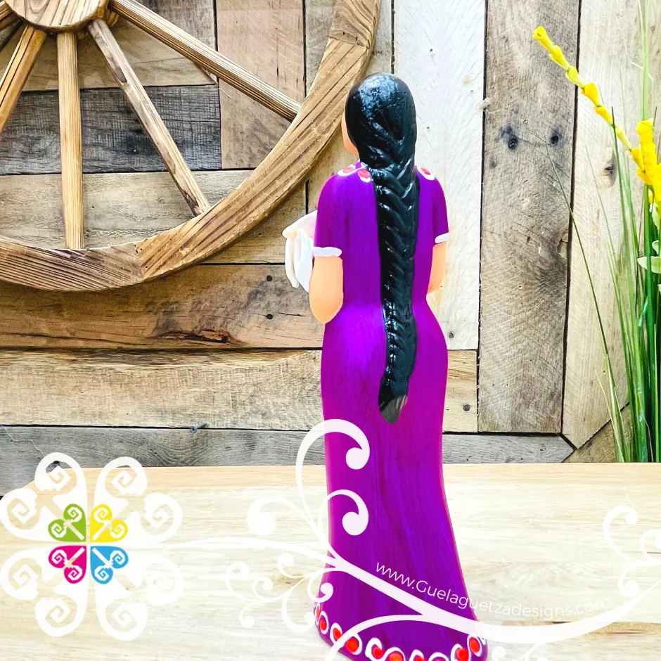 Small Maria Michoacana Doll - Ceramic Statue