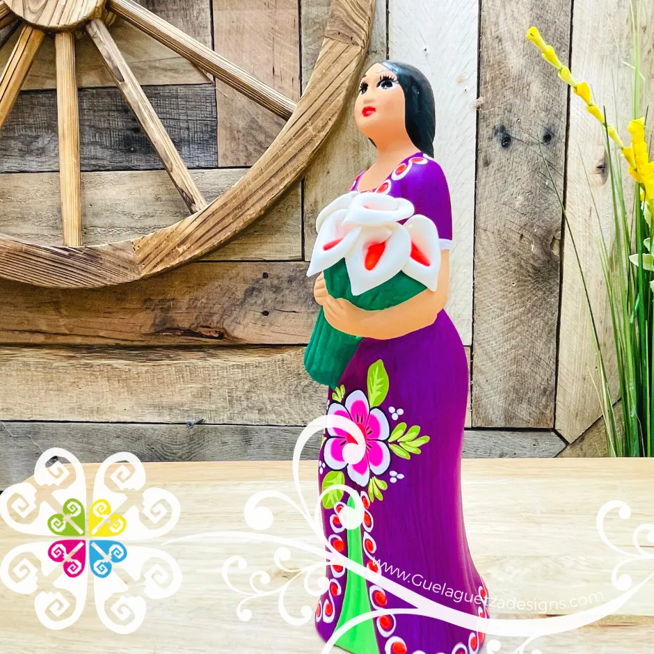 Small Maria Michoacana Doll - Ceramic Statue